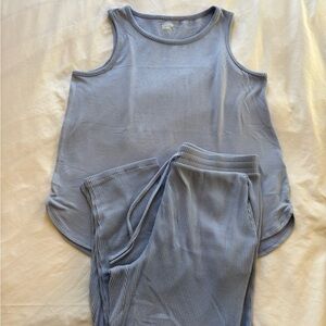 Lands' End Blue Pajama Set